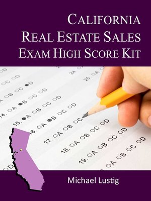 cover image of California Real Estate Sales Exam High-Score Kit
